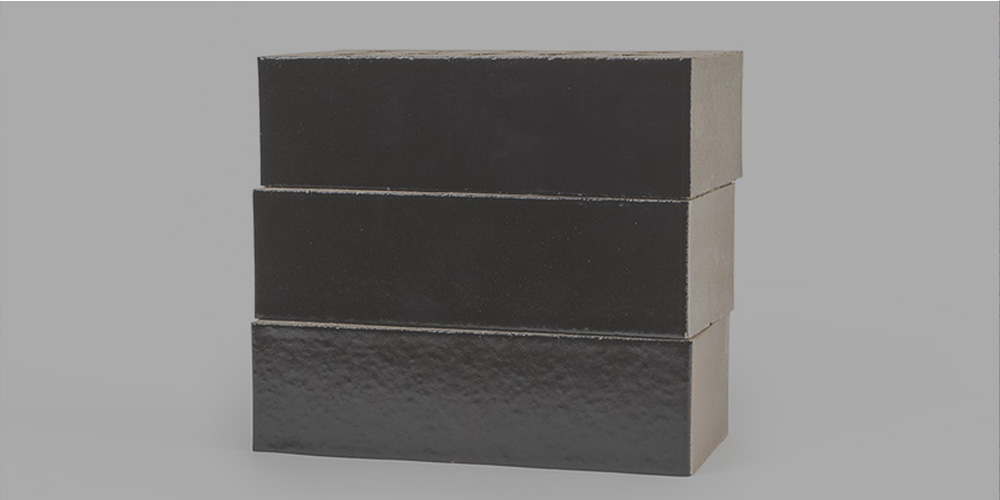 black glazed brick